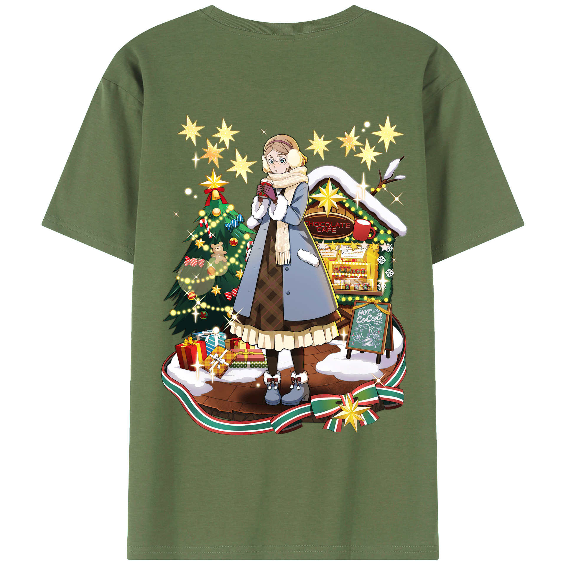 （画像用） 文豪ストレイドッグス Bungo Stray Dogs 綿100％ メンズ半袖Tシャツ（バックプリント） 通気性